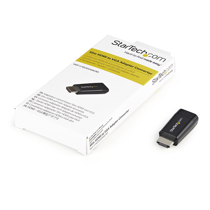 StarTech HD2VGAMICRO Compact HDMI to VGA Adapter Converter